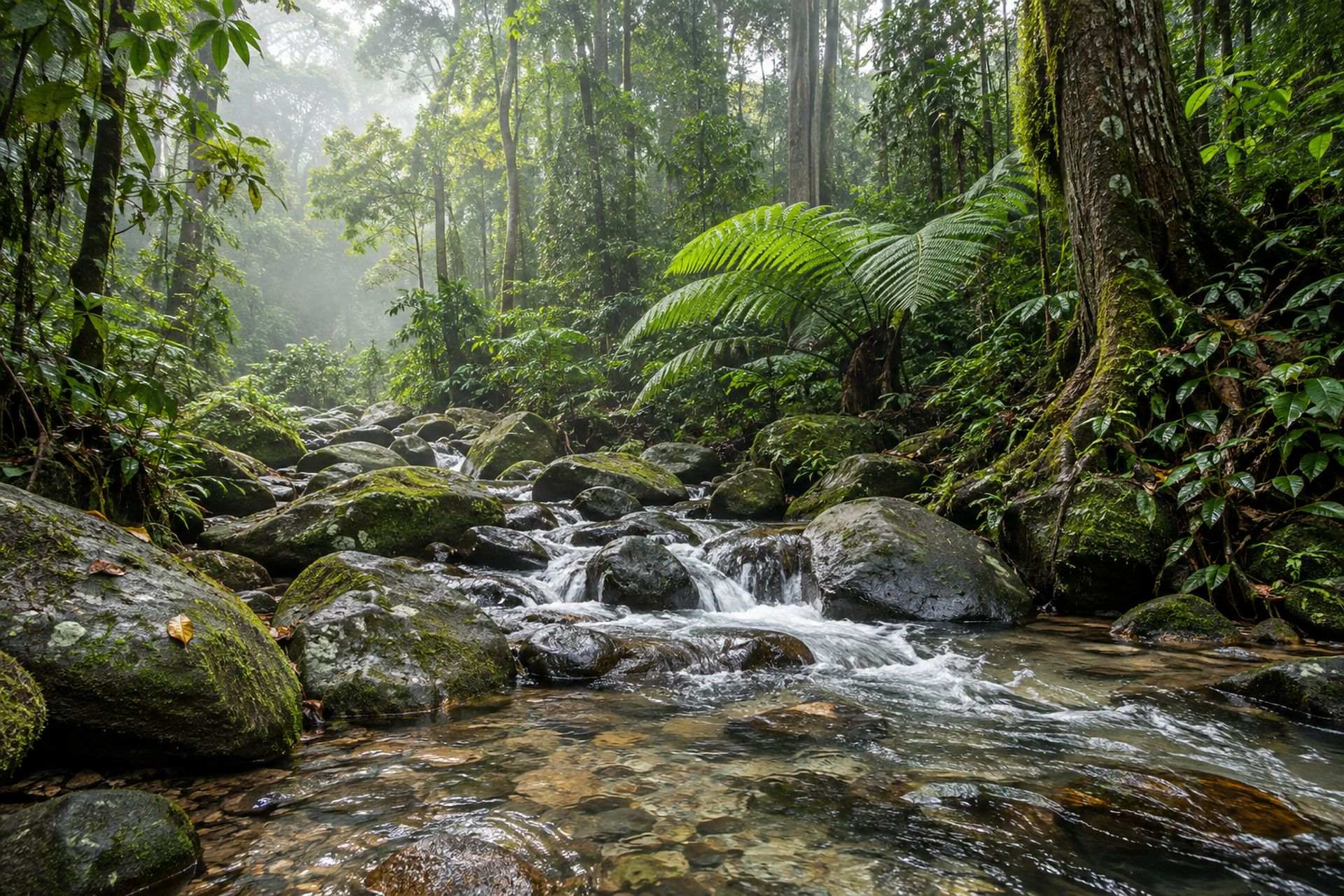 The Sinharaja rainforest